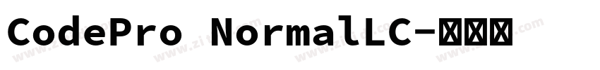 CodePro NormalLC字体转换